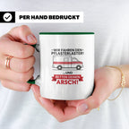 Pflasterlaster Tasse mit Spruch | Geschenk für Sanitäter, Re – Grün [farbe:grün]