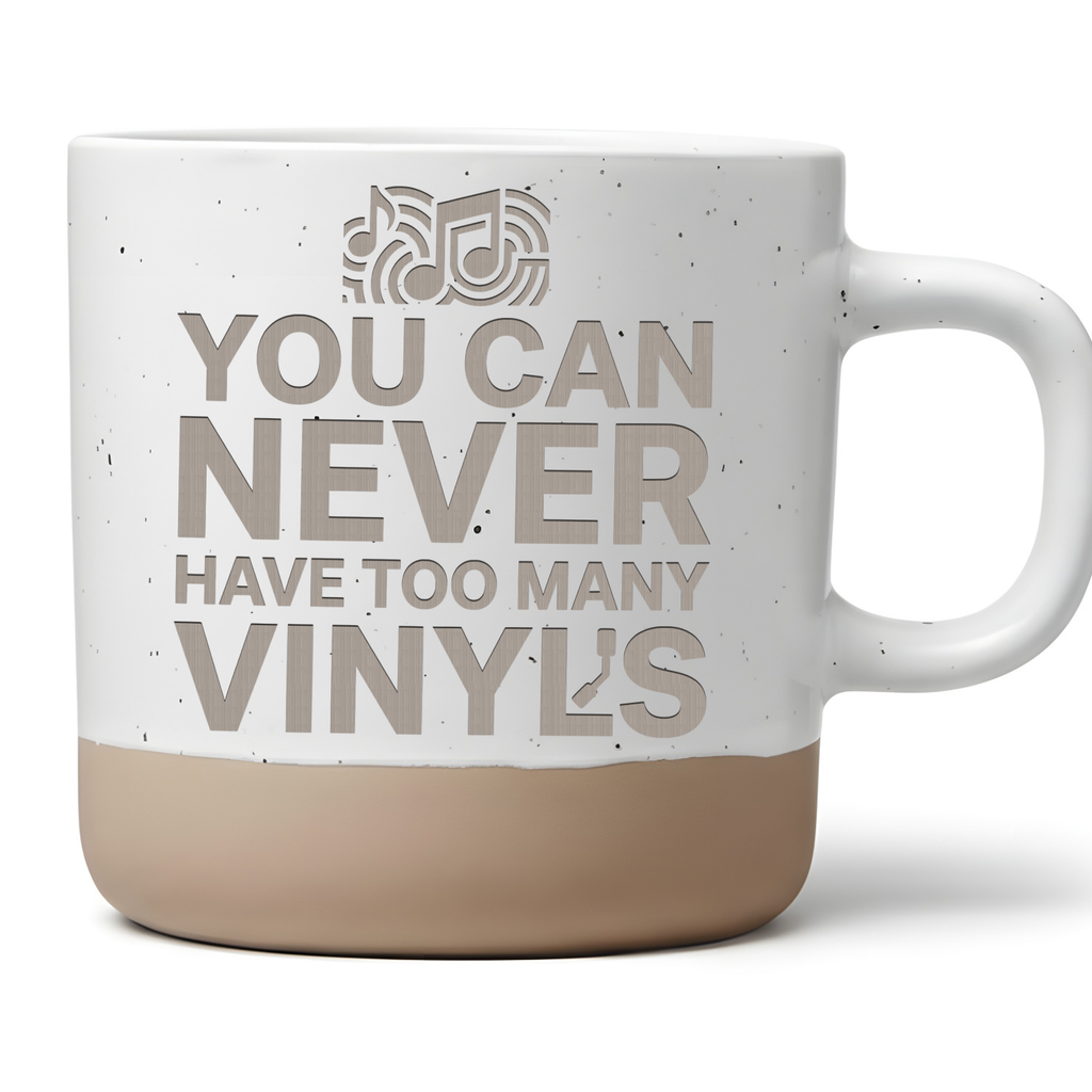 Vinyl Tasse Spruch Lustig Geschenk für Musikliebhaber Kaffeetasse Scha – Bild 1