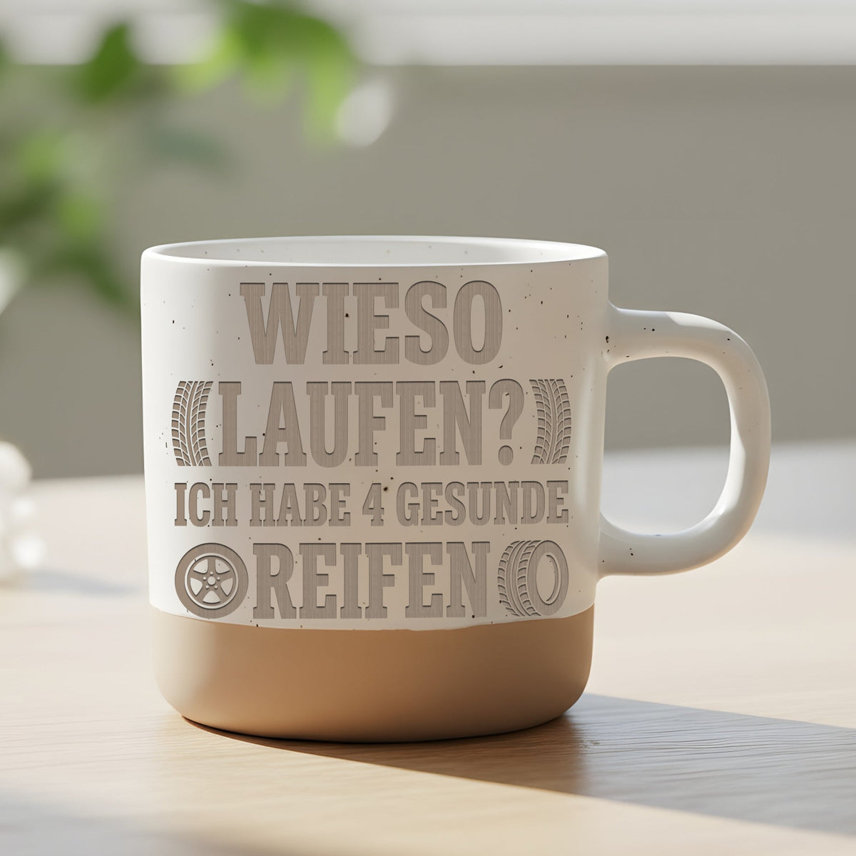 Auto Tasse mit Spruch Lustig Geschenk für Autofahrer Kaffeetasse Tunin – Bild 6