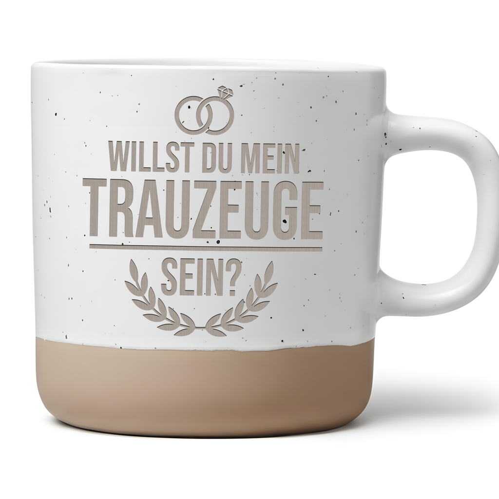 Trauzeuge Tasse Geschenk Hochzeit Antrag Kaffeetasse Willst du mein Tr – Bild 1