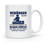 Physiotherapeut Tasse mit Spruch Verärger mich nicht, Gesche – Weiß [farbe:weiß]