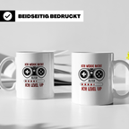 Gamer Tasse mit Spruch Ich werde nicht älter ich level up |  – Weiß [farbe:weiß]