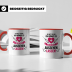 Krankenschwester Tasse - Sei Nett Design, Notfall Unfall Optik, Spritze Stethoskop - Geschenkidee für Medizin Personal & Ärzte