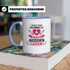 Krankenschwester Tasse - Sei Nett Design, Notfall Unfall Optik, Spritze Stethoskop - Geschenkidee für Medizin Personal & Ärzte