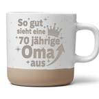 70 Geburtstag Oma Tasse So gut sieht eine 70 jährige Oma aus Geschenk  – Bild 1