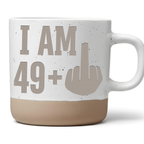 Lustige 50 Geburtstag Tasse I Am 49 Plus Mittelfinger Kaffeebecher Ges – Bild 1