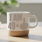 Lustige 50 Geburtstag Tasse I Am 49 Plus Mittelfinger Kaffeebecher Ges – Bild 6
