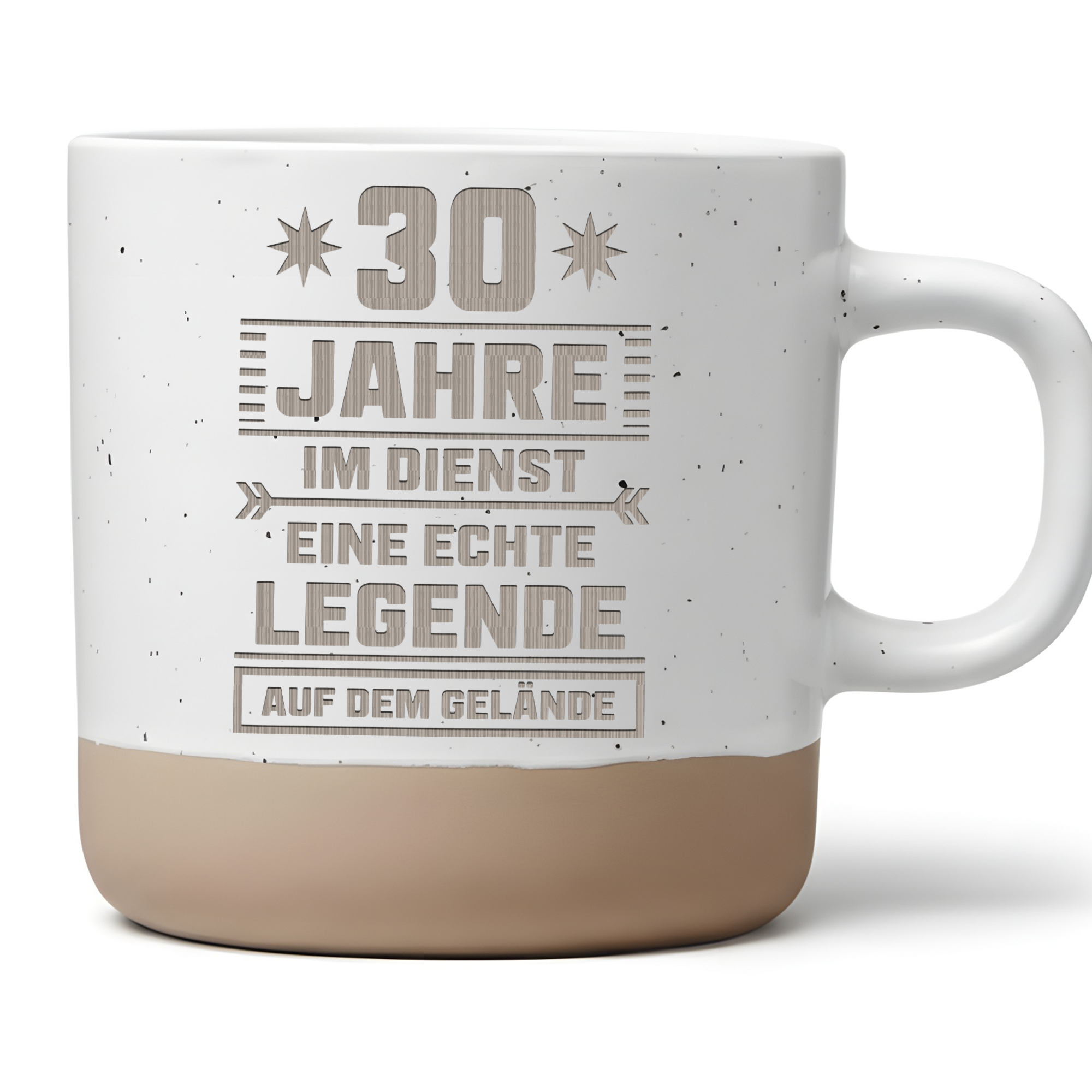 30 Jahre im Dienst Tasse Geschenk Arbeitsjubiläum Dienstjubiläum Legen – Bild 1