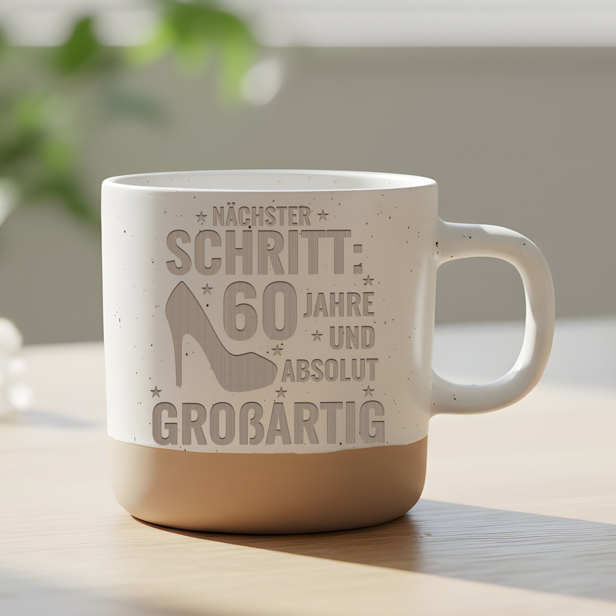 60 Geburtstag Tasse Geschenk Frauen Nächster Schritt 60 Jahre Kaffeebe – Bild 6
