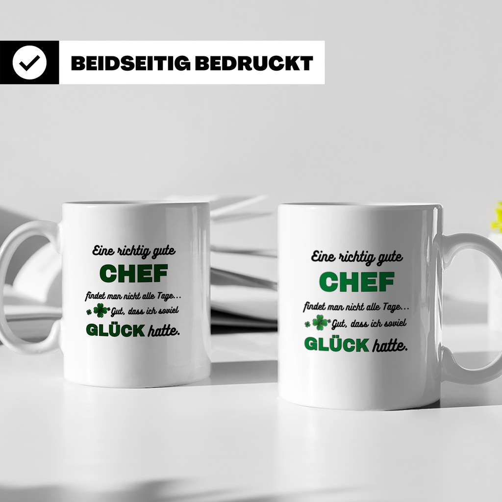 Bester Chef Tasse mit Spruch Dankeschön Geschenk für Vorgese – Weiß [farbe:weiß]