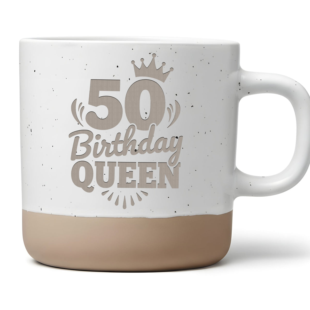 50 Birthday Queen Tasse Geschenk Frauen 50 Geburtstag Kaffeebecher Geb – Bild 1