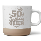 50 Birthday Queen Tasse Geschenk Frauen 50 Geburtstag Kaffeebecher Geb – Bild 1