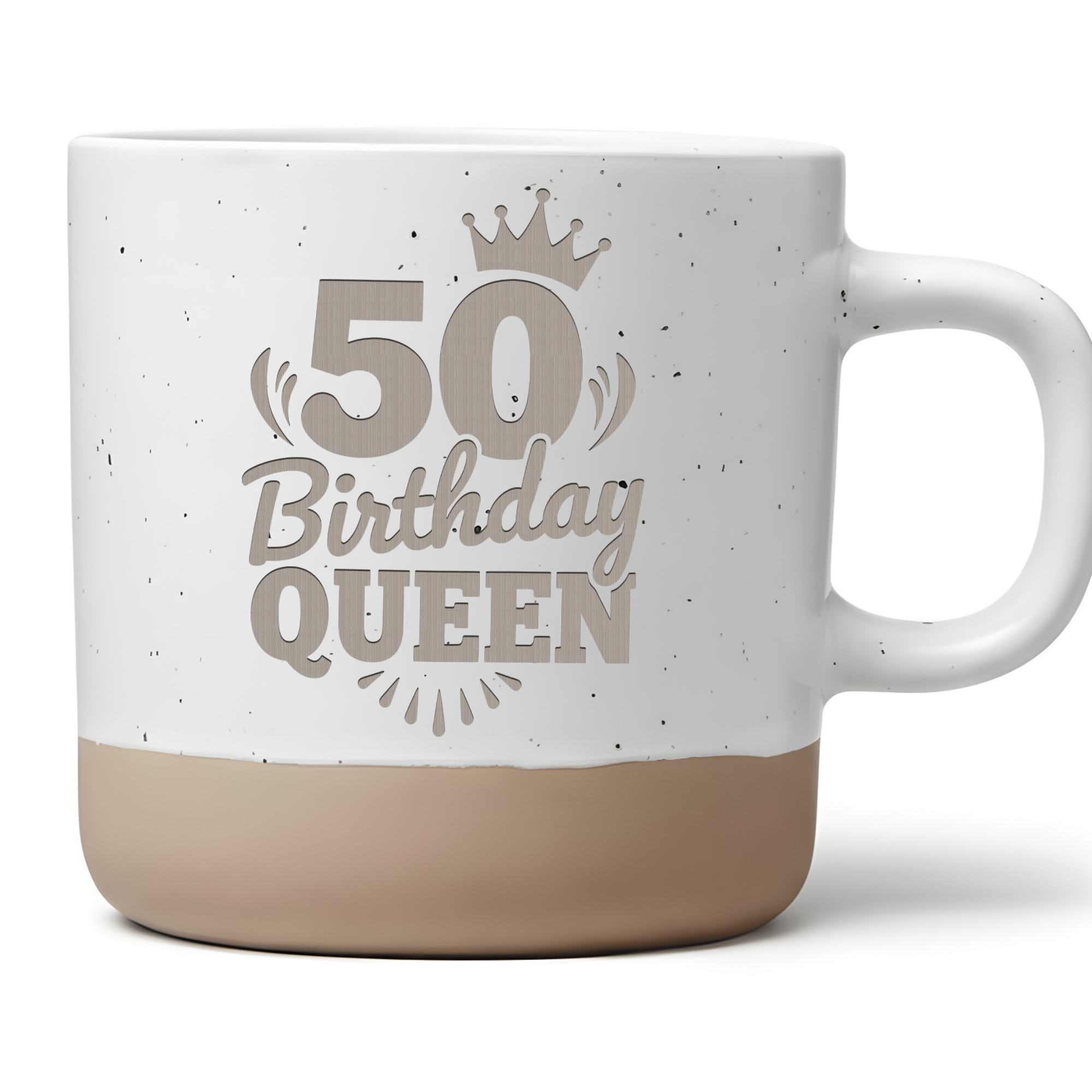 50 Birthday Queen Tasse Geschenk Frauen 50 Geburtstag Kaffeebecher Geb – Bild 1