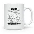 Mathe Tasse Was verstehst du nicht? Lustiger Spruch für Math – Weiß [farbe:weiß]