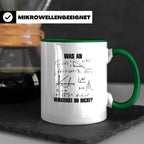 Mathe Tasse Was verstehst du nicht? Lustiger Spruch für Math – Grün [farbe:grün]