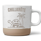 Lustige Chillkröte Tasse Geschenk Schildkröte Kaffeebecher Chillen Ent – Bild 1