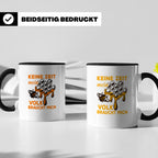 Imker Tasse mit Spruch Keine Zeit mein Volk braucht mich | G – Schwarz [farbe:schwarz]