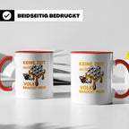 Imker Tasse mit Spruch Keine Zeit mein Volk braucht mich | G – Rot [farbe:rot]