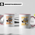 Imker Tasse mit Spruch Keine Zeit mein Volk braucht mich | G – Rosa [farbe:rosa]