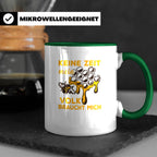 Imker Tasse mit Spruch Keine Zeit mein Volk braucht mich | G – Grün [farbe:grün]