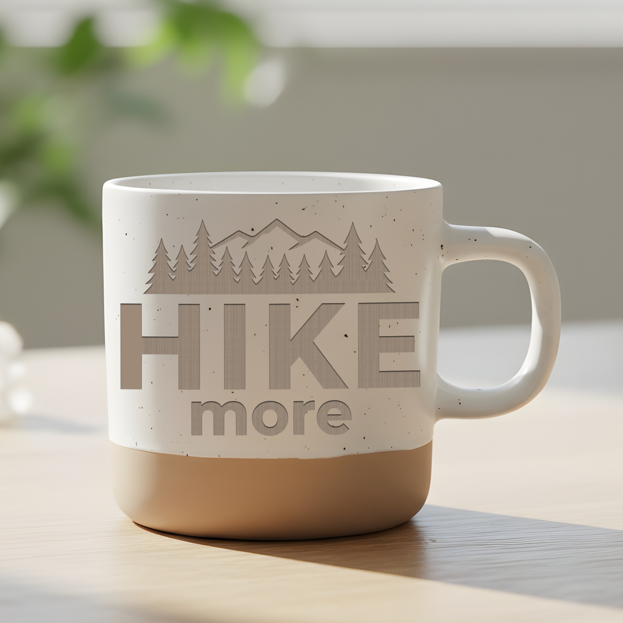 Wandern Tasse Hike More Geschenk für Wanderer Kaffeebecher Berge Outdo – Bild 6