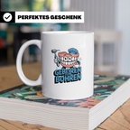 Zahnarzt Tasse Geboren zum Bohren, Lustiger Kaffeebecher für – Weiß [farbe:weiß]