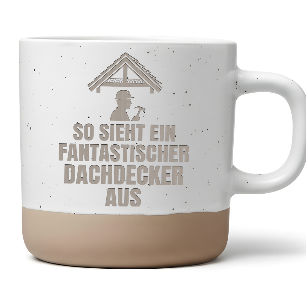 Dachdecker Tasse So sieht ein fantastischer Dachdecker aus Kaffeetasse – Bild 1