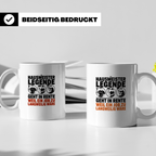 Hausmeister Legende Rente Tasse, Geschenk für Rentner & Haus – Weiß [farbe:weiß]