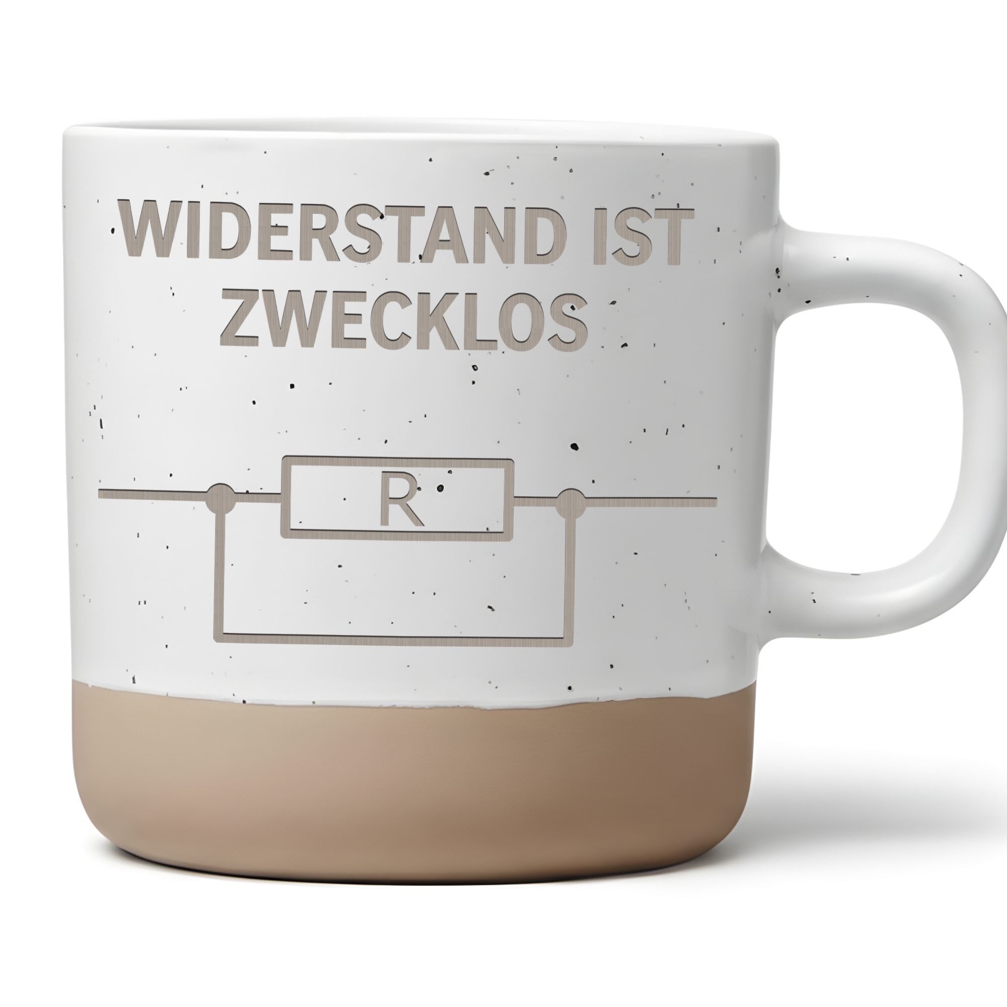 Physik Elektriker Tasse Widerstand ist zwecklos Kaffeetasse Geschenk E – Bild 1