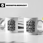 Meister im Haus Tasse für den Chef & Hausherr, lustiger Spru – Weiß [farbe:weiß]