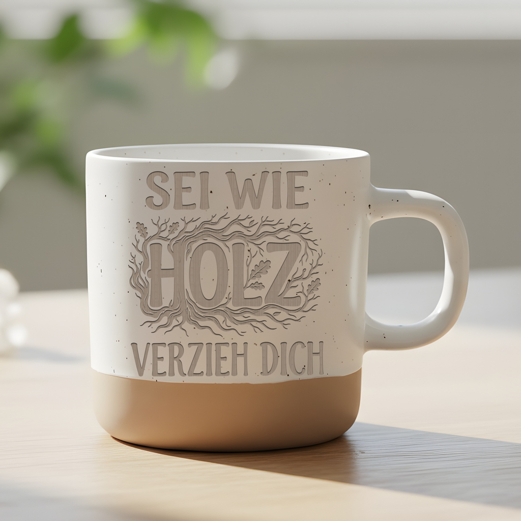 Schreiner Tasse Sei wie Holz verzieh dich Kaffeetasse Geschenk Tischle – Bild 6
