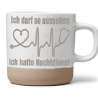 Krankenschwester Tasse Ich hatte Nachtdienst Kaffeetasse Geschenk Pfle – Bild 1