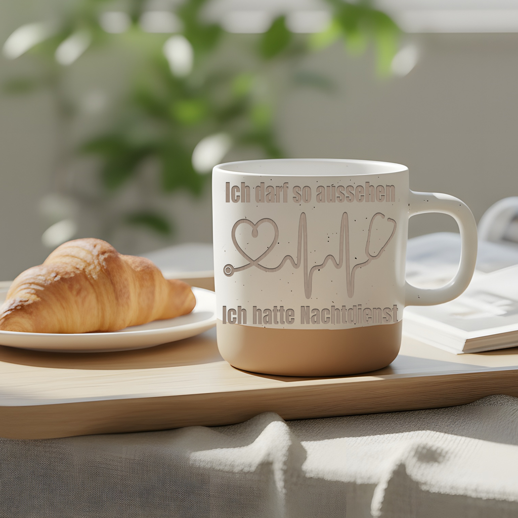 Krankenschwester Tasse Ich hatte Nachtdienst Kaffeetasse Geschenk Pfle – Bild 4