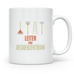 Leiter vom Rechenzentrum Tasse Lustiger IT Wortwitz für Admi – Weiß [farbe:weiß]