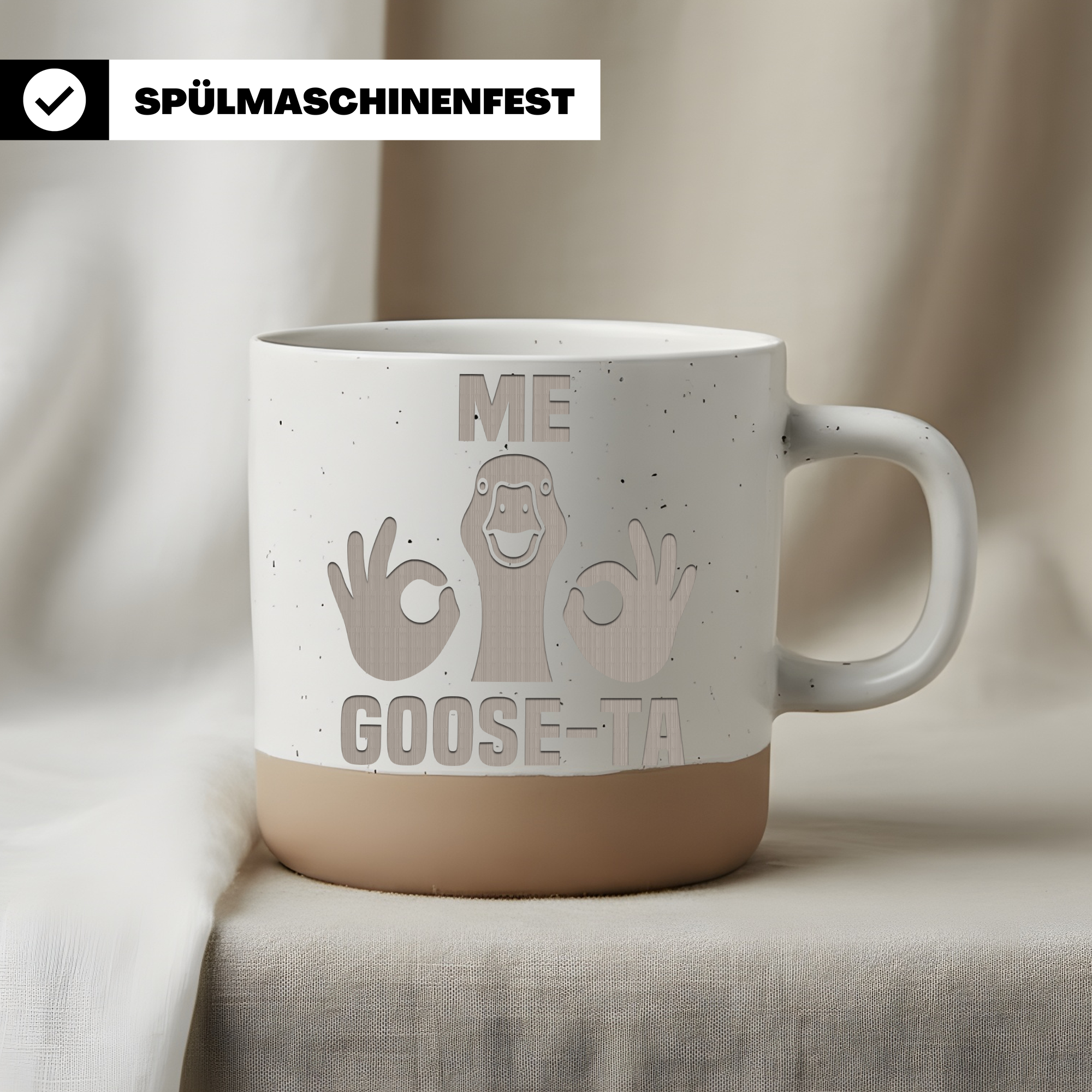 Me Gusta Gans Tasse Me Goose Ta Kaffeetasse Geschenk Lustige Bürotasse – Bild 3