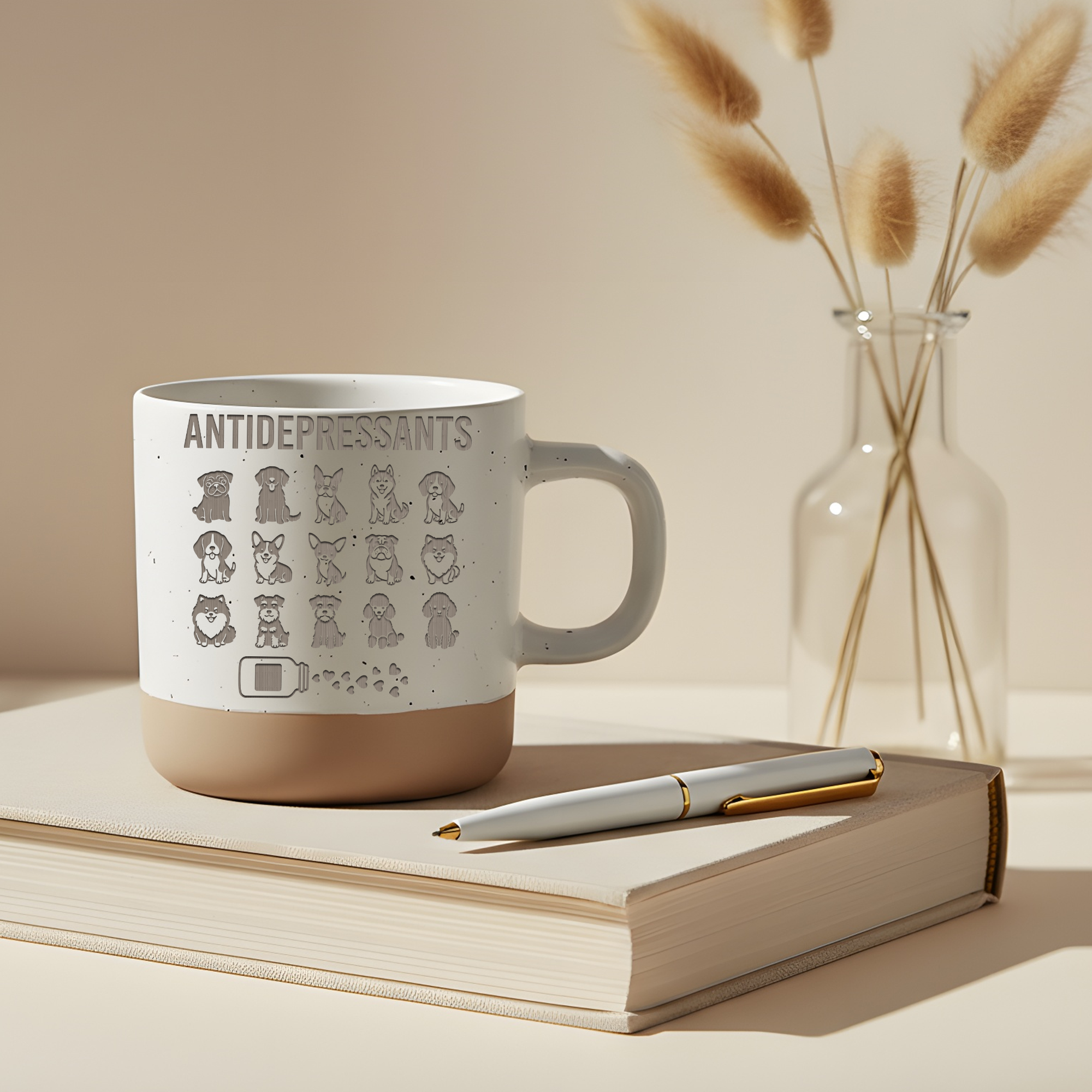 Antidepressants Hunde Tasse Kaffeetasse Geschenk Hundebesitzer Hundema – Bild 5