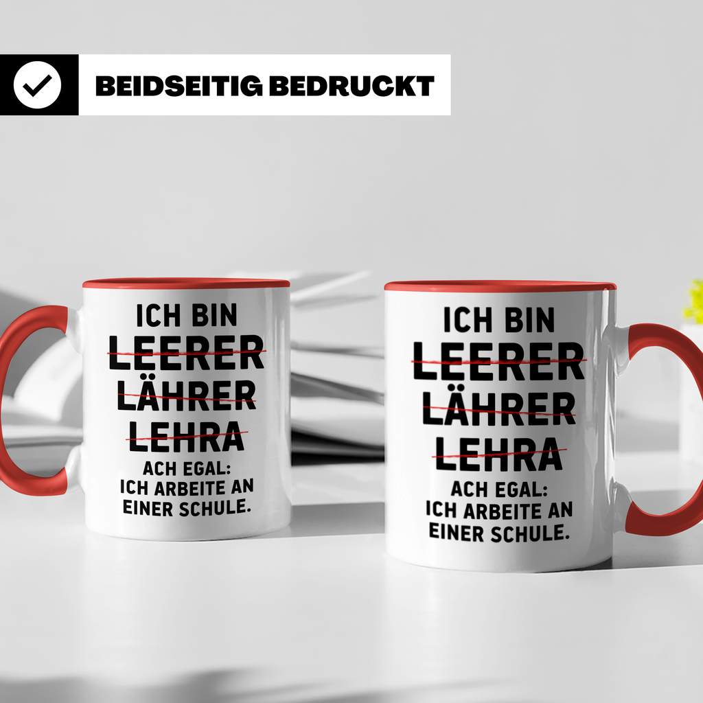 Minimalistisch Rot | Abstrakte Linien Kunst | Büro Deko Idee
