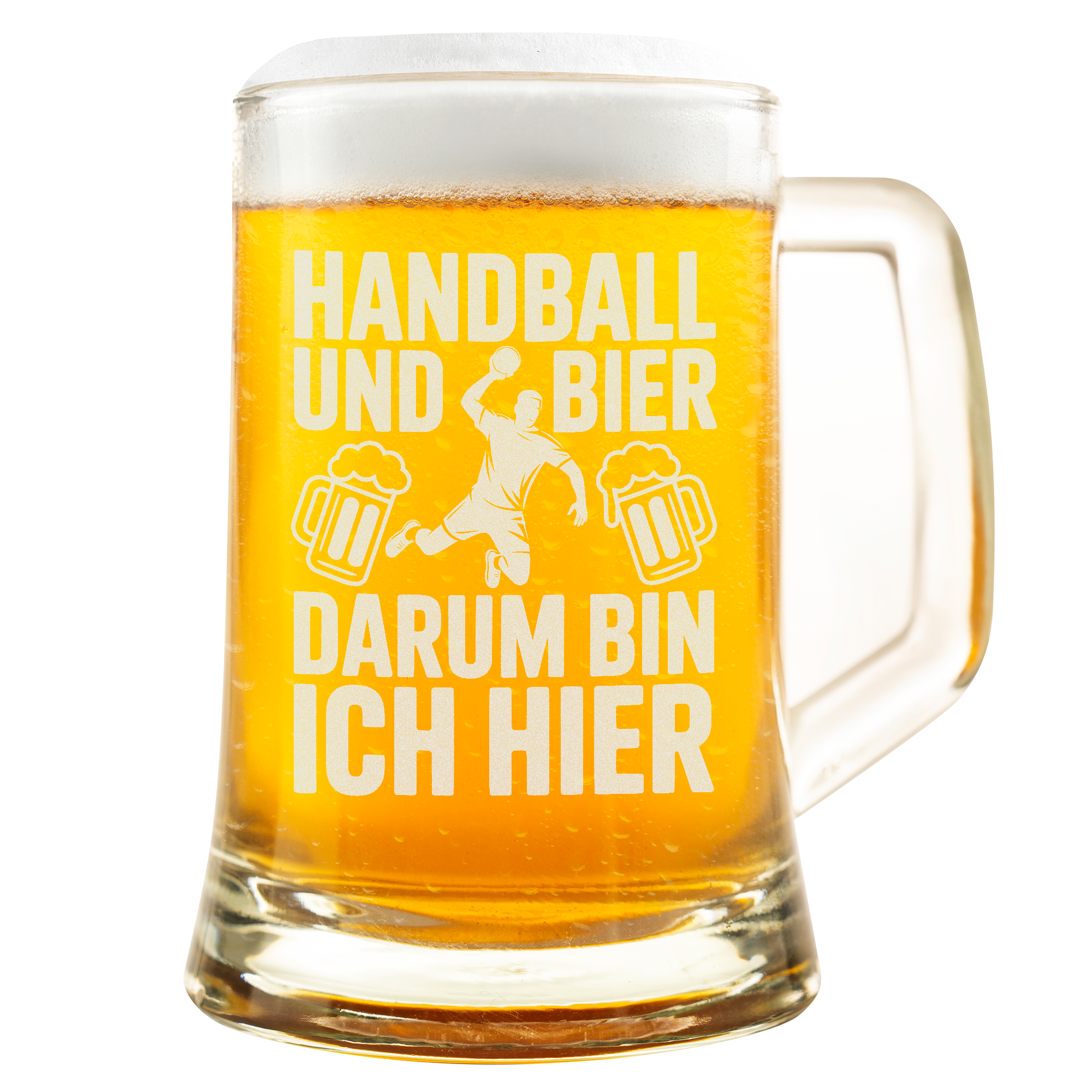 Handball Geschenk Lustiger Spruch Bier Männer Humor Handballer Geschenkidee Bierkrug