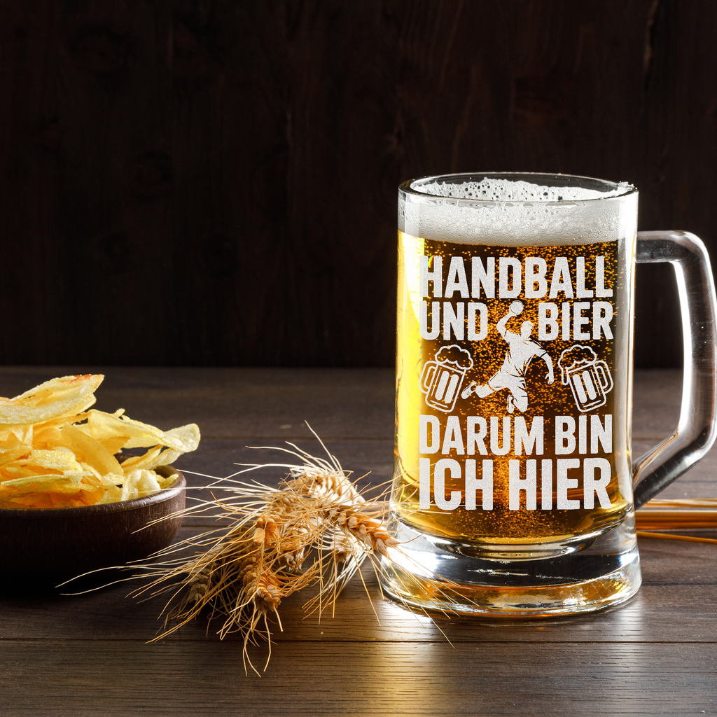 Handball Geschenk Lustiger Spruch Bier Männer Humor Handballer Geschenkidee Bierkrug