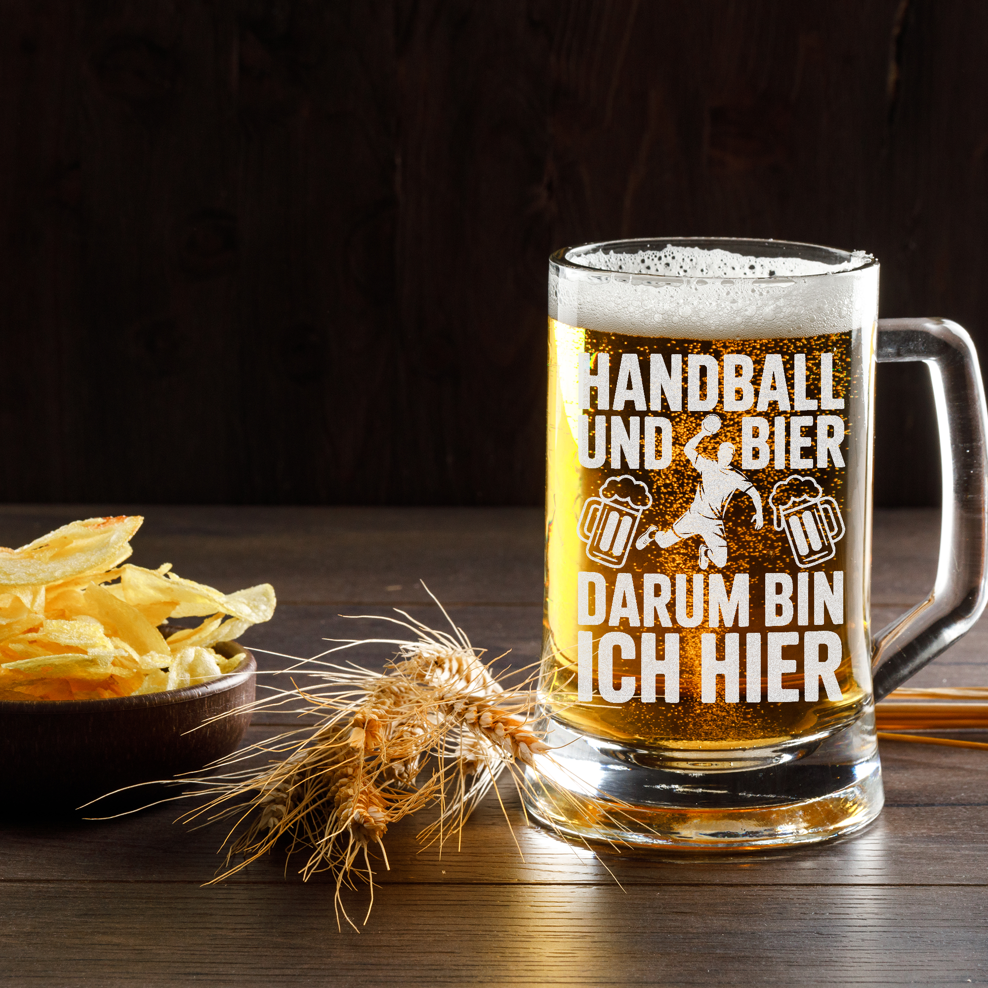Handball Geschenk Lustiger Spruch Bier Männer Humor Handballer Geschenkidee Bierkrug