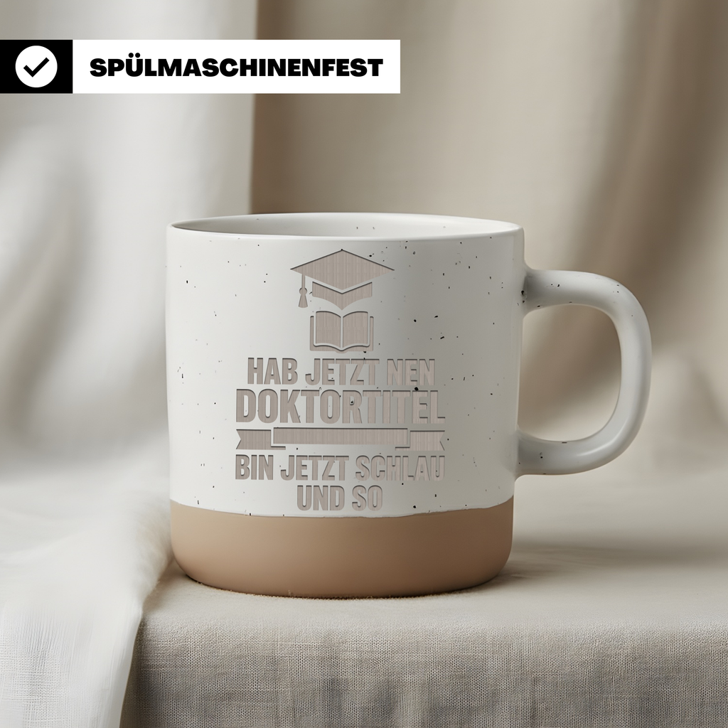 Doktortitel Tasse Lustig Hab jetzt nen Doktortitel Geschenk Promotion  – Bild 3