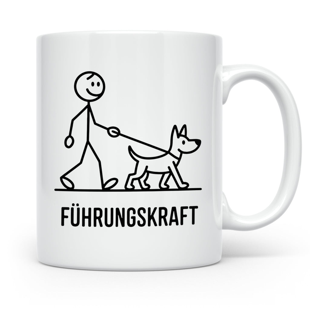 Führungskraft Tasse lustig für Hundebesitzer | Kaffeetasse C – Weiß [farbe:weiß]