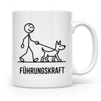 Führungskraft Tasse lustig für Hundebesitzer | Kaffeetasse C – Weiß [farbe:weiß]