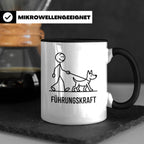 Führungskraft Tasse lustig für Hundebesitzer | Kaffeetasse C – Schwarz [farbe:schwarz]