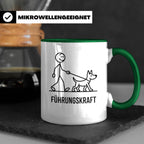 Führungskraft Tasse lustig für Hundebesitzer | Kaffeetasse C – Grün [farbe:grün]