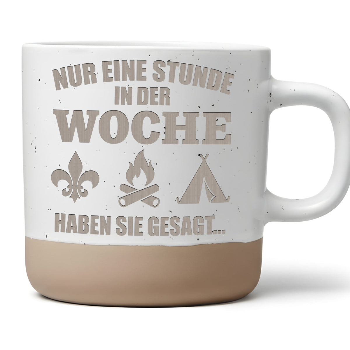 Pfadfinder Tasse Lustig Nur eine Stunde in der Woche Geschenk Pfadfind – Bild 1