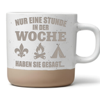 Pfadfinder Tasse Lustig Nur eine Stunde in der Woche Geschenk Pfadfind – Bild 1