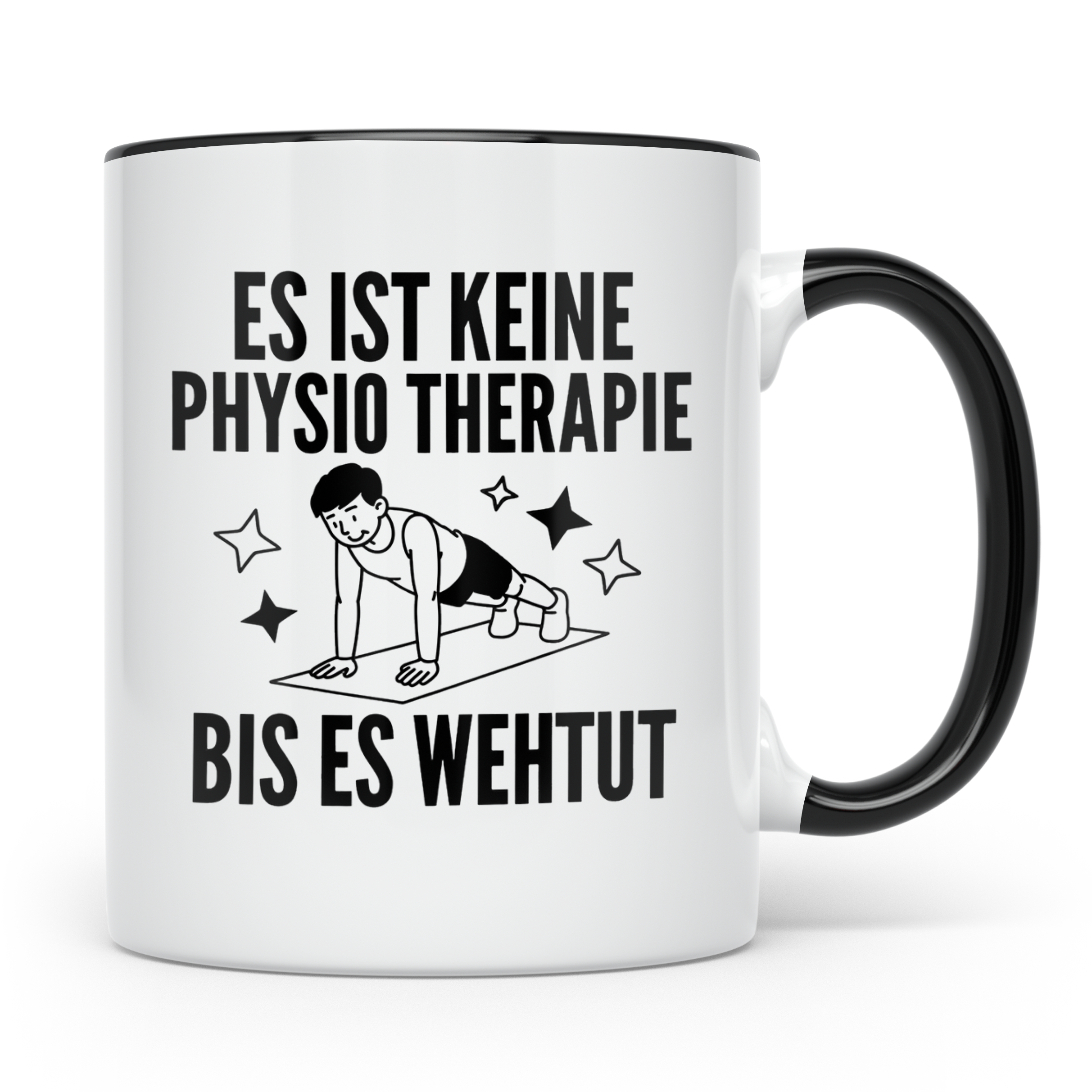 Physiotherapeut Tasse lustig | Es ist keine Physiotherapie b – Schwarz [farbe:schwarz]