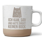 Lustige Katzen Tasse Ich kam sah hatte direkt keinen Bock Geschenk Kat – Bild 1