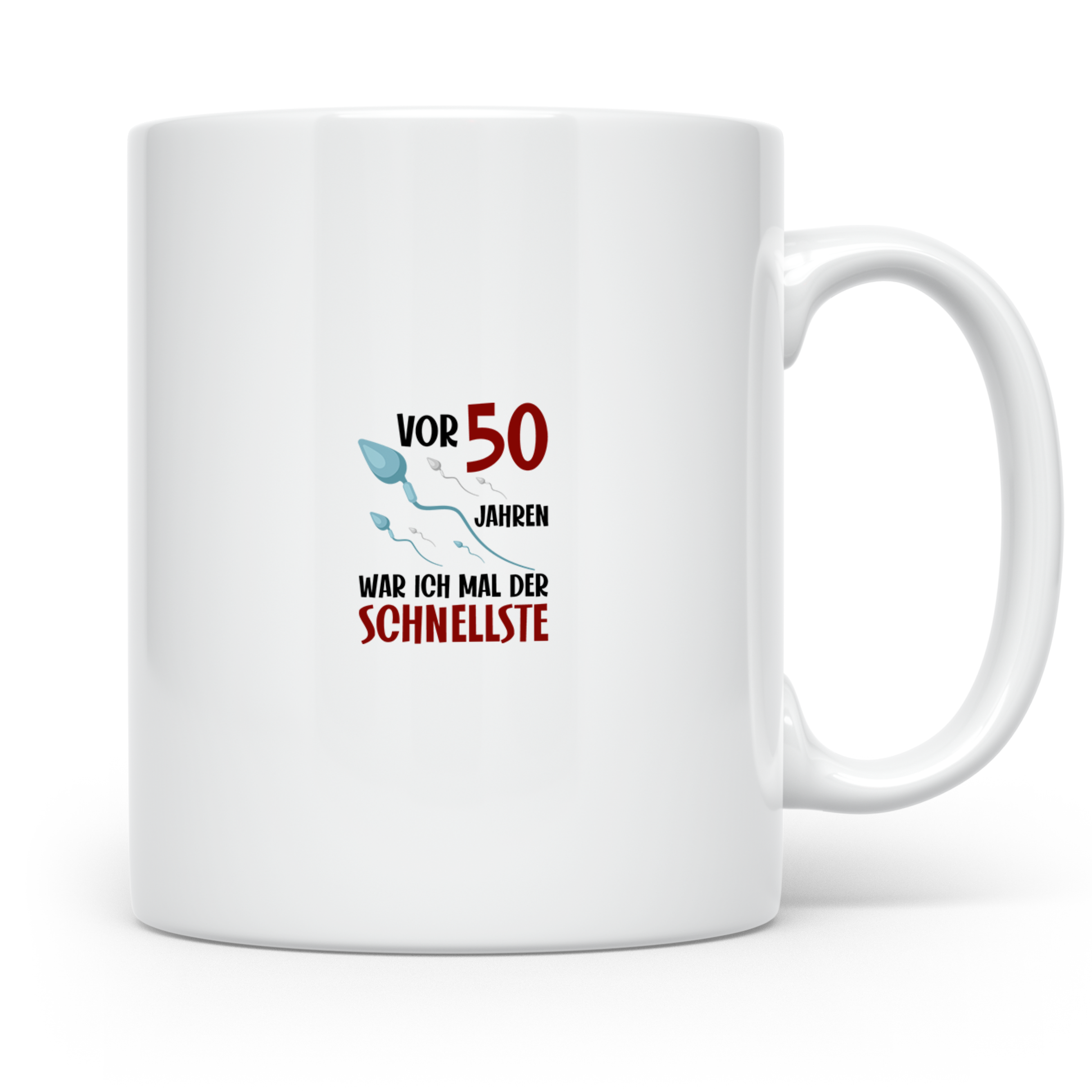50. Geburtstag Mann | Schnellste Spermien | Lustige Geschenkidee - Sublimation